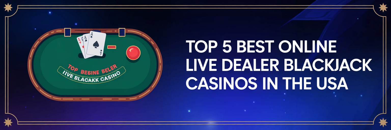 Top 5 Best Online Live Dealer Blackjack Casinos in the USA